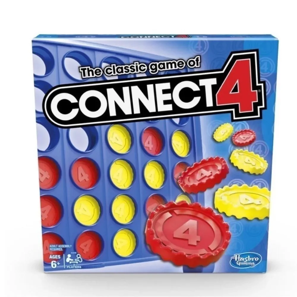 Hasbro Connect 4 Spin Game, Features Spinning Connect 4 Grid, Game for 2 Player